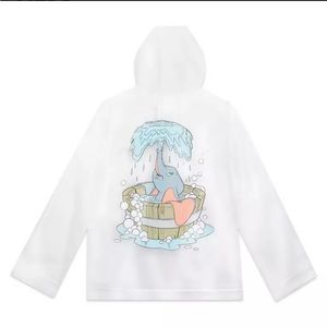 Rare Dumbo Hooded Rain Jacket for Women size Large